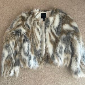 Forever 21 faux fur coat